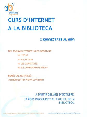 Cartell curs informàtica